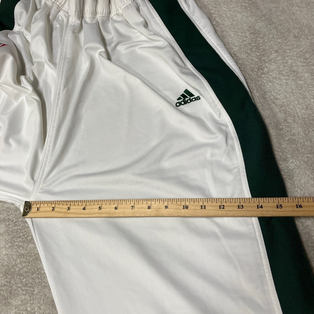 adidas NBA Milwaukee Bucks Player Issued Game Warmup Snap Pants XXLT + 6" - Picture 13 of 14